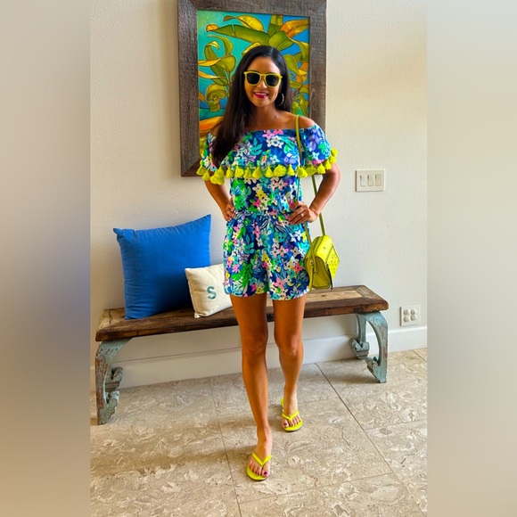 Lilly Pulitzer La Fortuna Romper - Picture 2 of 6